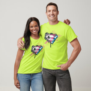 Supergirl Hearts Logo T-Shirt