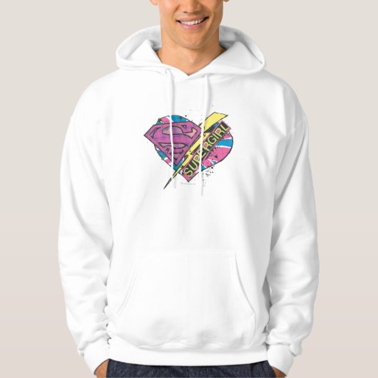 Supergirl Herz und Bolt Hoodie (Vorderseite)