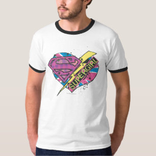 Supergirl Herz und Bolt T-Shirt
