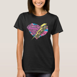 Supergirl Herz und Bolt T-Shirt