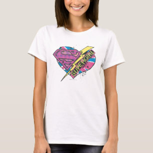 Supergirl Herz und Bolt T-Shirt