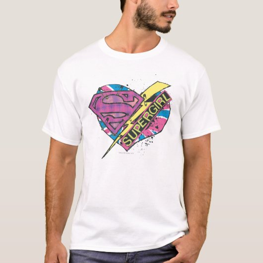 Supergirl Herz und Bolt T-Shirt (Vorderseite)