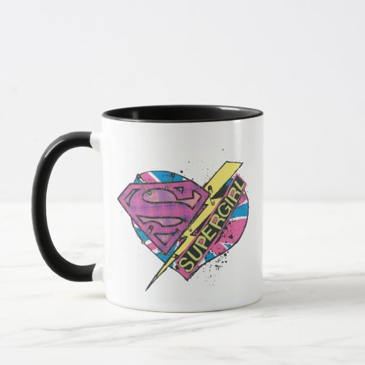 Supergirl Herz und Bolt Tasse (Links)