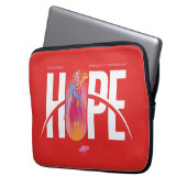 Supergirl Hoffnung Laptopschutzhülle (Vorderseite Links)