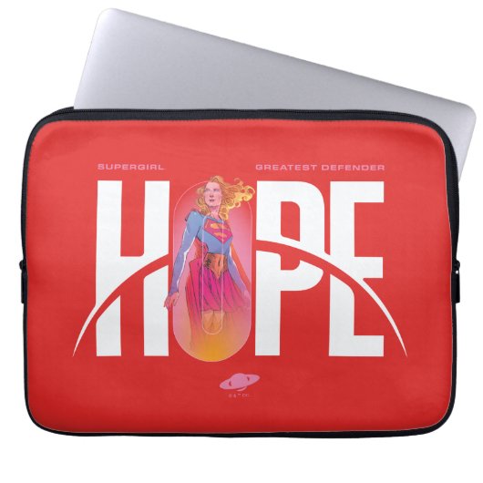 Supergirl Hoffnung Laptopschutzhülle (Vorderseite)