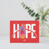 Supergirl Hoffnung Postkarte (Stehend Vorderseite)