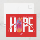 Supergirl Hope Postkarte (Vorne/Hinten)