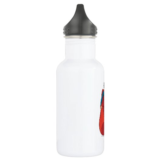 Supergirl Hovering in Blue Anzug Edelstahlflasche (Links)