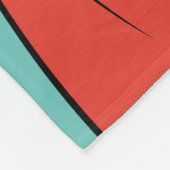 Supergirl Hovering in Blue Anzug Fleecedecke (Ecke)