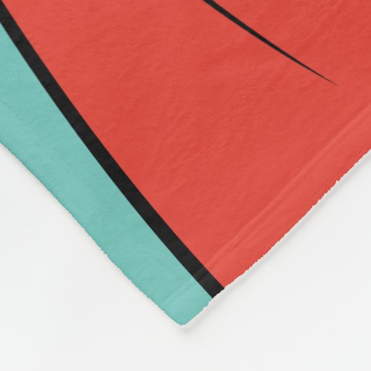 Supergirl Hovering in Blue Anzug Fleecedecke (Ecke)