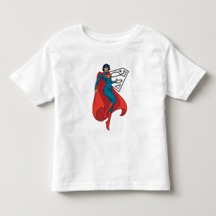 Supergirl Hovering in Blue Anzug Kleinkind T-shirt