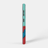 Supergirl Hovering in Blue Anzug Samsung Galaxy Hülle (Rechte Seite)