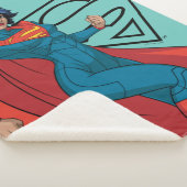 Supergirl Hovering in Blue Anzug Sherpadecke (3/4)