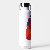 Supergirl Hovering in Blue Anzug Trinkflasche (Vorne)