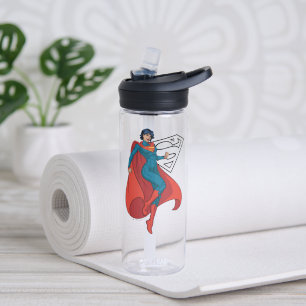 Supergirl Hovering in Blue Anzug Trinkflasche