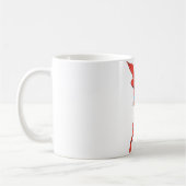 Supergirl in Bewegung Kaffeetasse (Links)