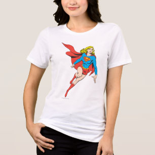Supergirl in Bewegung Tri-Blend Shirt