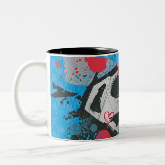 Supergirl Invulnerable Zweifarbige Tasse (Links)