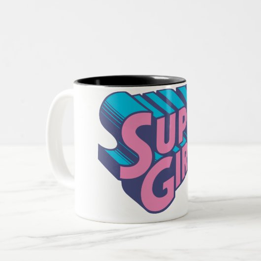 Supergirl J-Pop 10 Zweifarbige Tasse (Vorderseite Links)