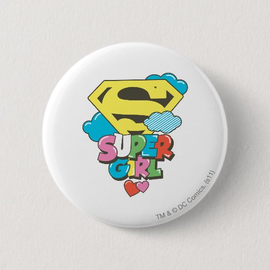 Supergirl J-Pop 5 Button (Vorderseite)