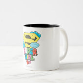 Supergirl J-Pop 5 Zweifarbige Tasse (VorderseiteRechts)