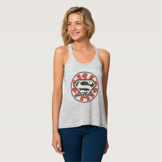 Supergirl J-Pop 7 Tank Top (Vorderseite Vollansicht)