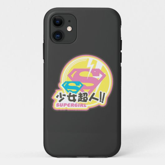 Supergirl J-Pop 8 Case-Mate iPhone Hülle (Rückseite)