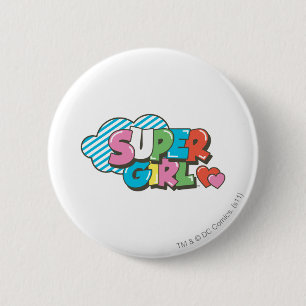 Supergirl J-Pop 9 Button