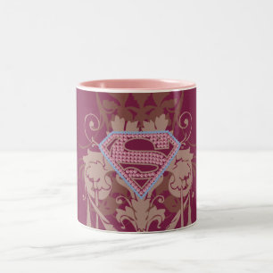 Supergirl Jewel Logo Zweifarbige Tasse