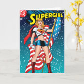 Supergirl Karte (Gelbe Blume)