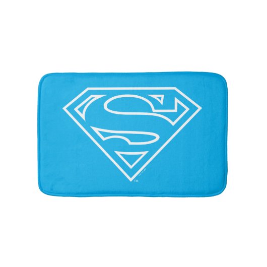 Supergirl Kontur S-Shield Badematte (Vorderseite)