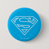 Supergirl Kontur S-Shield Button (Vorderseite)