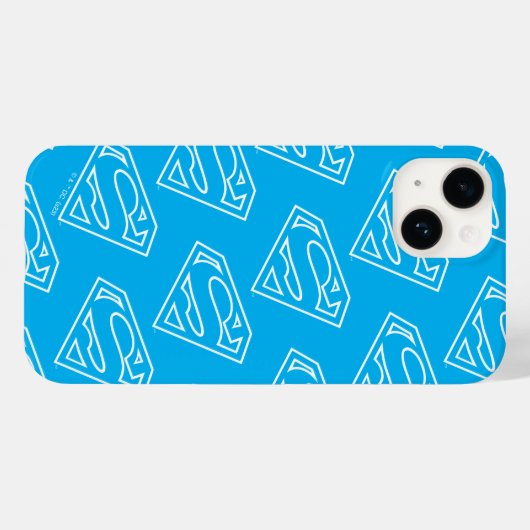 Supergirl Kontur S-Shield Case-Mate iPhone Hülle (Rückseite (Horizontal))