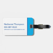 Supergirl Kontur S-Shield Gepäckanhänger (Rückseite horizontal)