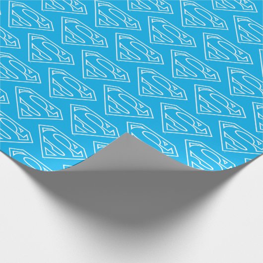 Supergirl Kontur S-Shield Geschenkpapier (Ecke)