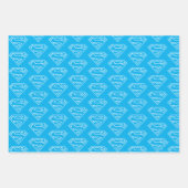 Supergirl Kontur S-Shield Geschenkpapier Set (Vorderseite 2)