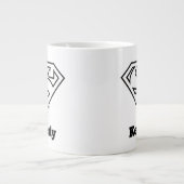 Supergirl Kontur S-Shield Jumbo-Tasse (Vorderseite)