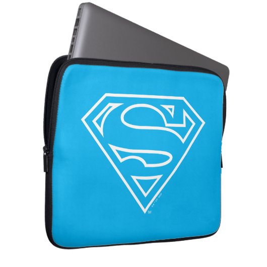 Supergirl Kontur S-Shield Laptopschutzhülle (Vorne Rechts)
