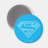 Supergirl Kontur S-Shield Magnet (Vorderseite/Rückseite)
