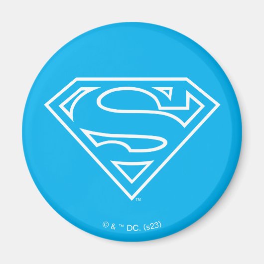 Supergirl Kontur S-Shield Magnet (Vorne)