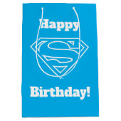 Supergirl Kontur S-Shield Mittlere Geschenktüte (Vorderseite)