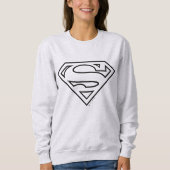 Supergirl Kontur S-Shield Sweatshirt (Vorderseite)