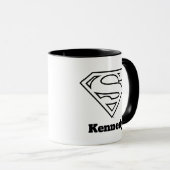 Supergirl Kontur S-Shield Tasse (VorderseiteRechts)