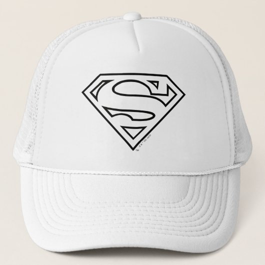 Supergirl Kontur S-Shield Truckerkappe (Vorderseite)