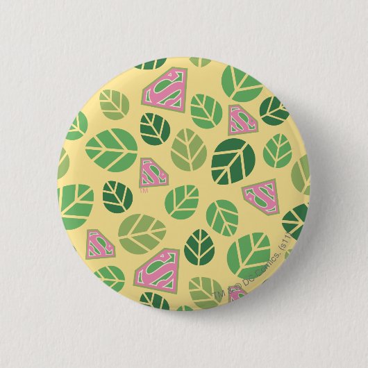 Supergirl Leaf Pattern Button (Vorderseite)