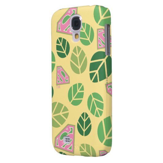 Supergirl Leaf Pattern Case-Mate Samsung Galaxy Hülle (Rückseite Links)