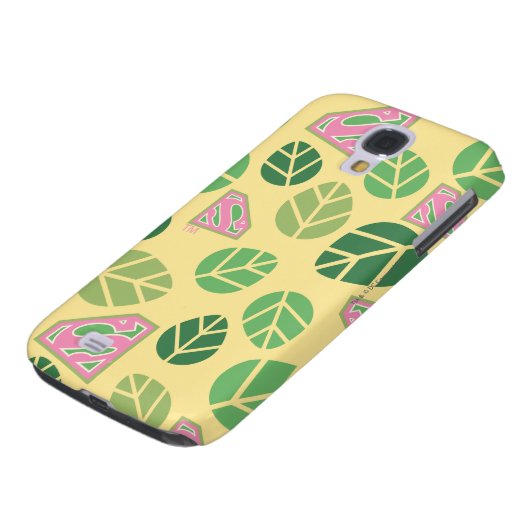 Supergirl Leaf Pattern Case-Mate Samsung Galaxy Hülle (unten)