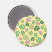 Supergirl Leaf Pattern Magnet (Vorderseite/Rückseite)