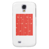 Supergirl Leaf Pattern Red Case-Mate Samsung Galaxy Hülle (Rückseite)