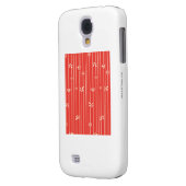 Supergirl Leaf Pattern Red Case-Mate Samsung Galaxy Hülle (Rückseite Links)